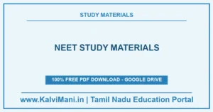 Free NEET study materials in PDF — notes, previous year questions, model papers and answer keys. Download without registration.