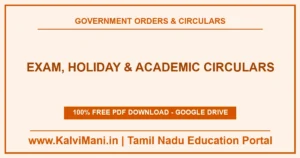 Download exam, holiday & academic circulars in PDF — exam schedules, academic calendars, public holidays and results circulars. Free, no registration.