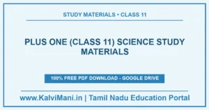 Free Science study materials for Plus One (Class 11) — 11 materials, 16 PDF files with guides, model papers and answer keys. Download without registration.